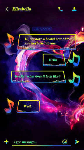 (FREE) GO SMS MUSIC THEME screenshot 3
