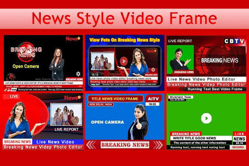 Breaking News Video Maker screenshot 1