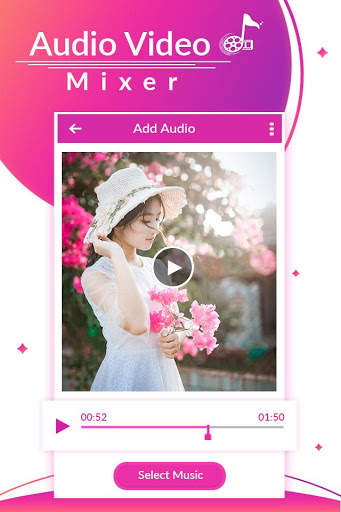 Audio Video Mixer : Add Audio to Video скриншот 3