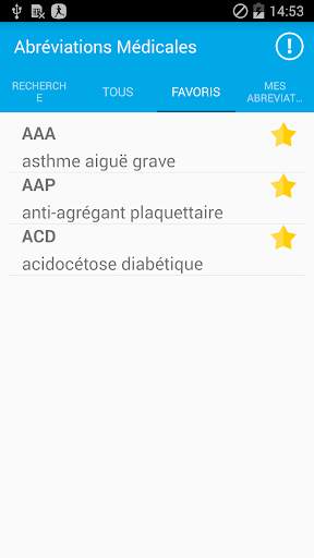 Medical abbreviations Lite screenshot 5