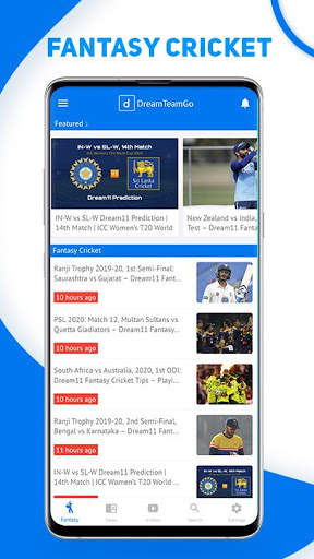 Dream Team Go - Dream11 Prediction & Cricket News screenshot 1