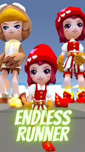 Subway Super Princess Hero Runner 3D Endless Game screenshot 1