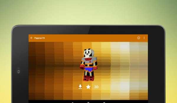 Skins Undertale for Minecraft 3D screenshot 19