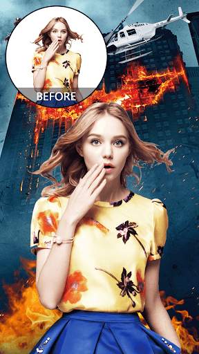 Movie Effect HD Photo Editor: Fire Effect screenshot 1