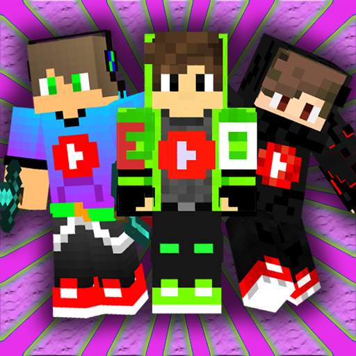 Youtuber Skin For MCPE 1.0