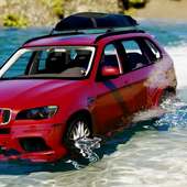 X5M Driving BMW 3D logo