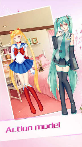 Anime dress up theme screenshot 2