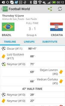 Football World - 2014 screenshot 3