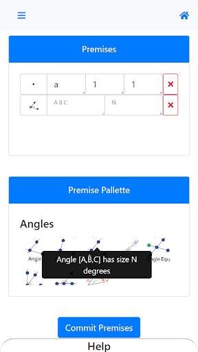 AMIGeO: Euclidean Geometry Problem Solver screenshot 2