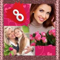 Women Day Photo Collage logo