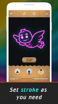 Glow Drawing Birds स्क्रीनशॉट 4