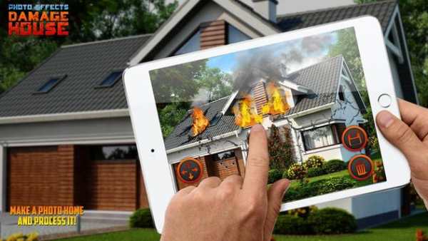 Photo Effects Damage House screenshot 3