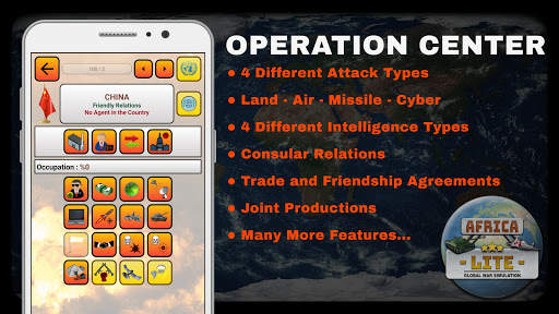 Global War Simulation - Africa LITE screenshot 2