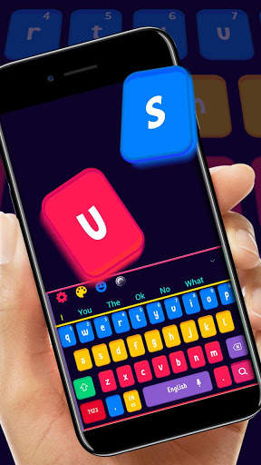 Colorful Magic Cubes Keyboard Theme screenshot 1