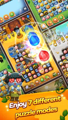 Friends Gem Treasure Squad! : Match 3 Free Puzzle screenshot 5