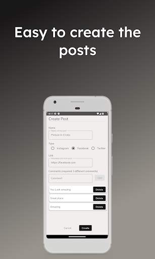 Auto Comment screenshot 2
