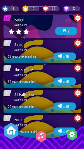 Alan Walker  DJ : Piano Tiles 8 screenshot 5