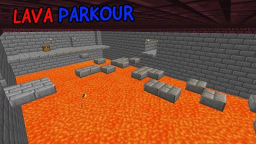 Parkour for MCPE - lava map screenshot 1