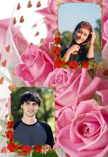 Rose Dual Photo Frame Album Creator screenshot 4