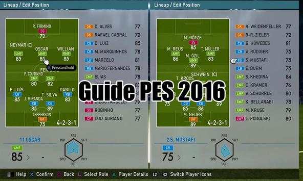 Guide PES 2016 Gameplay screenshot 2