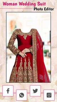 Woman Wedding Suit Photo Editor 1 تصوير الشاشة