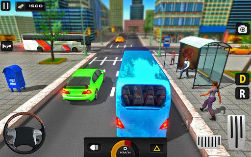 Coach Bus Driving: Free City Bus Games screenshot 2