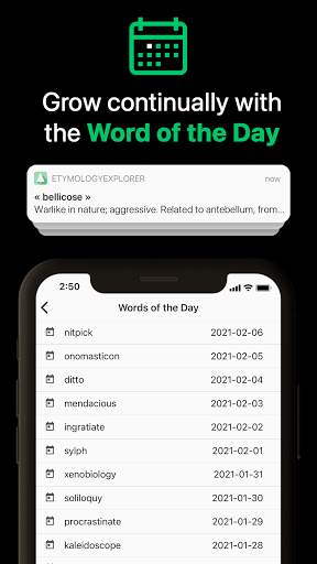 Etymology Explorer screenshot 2