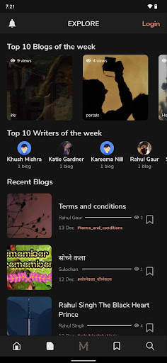 MyBlog - Blogging app screenshot 7