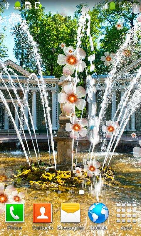Fountain Live Wallpapers 3 تصوير الشاشة