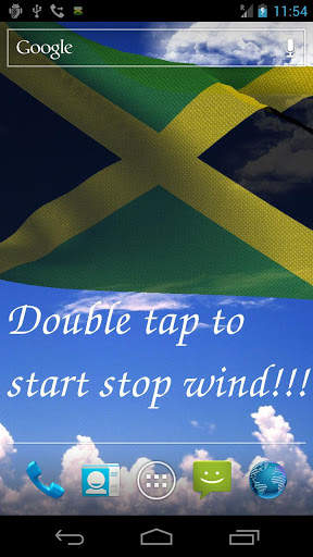 Jamaica Flag Live Wallpaper screenshot 1