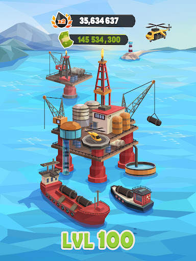 เกมบ่อน้ำมัน: โรงงานแก๊สไอเดิล screenshot 3