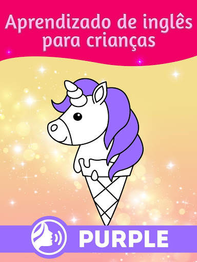 Páginas para colorir unicórnio efeitos animação screenshot 2