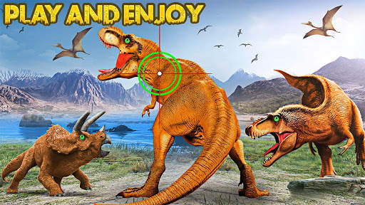 Wild Dinosaur Hunting Clash 3D screenshot 2