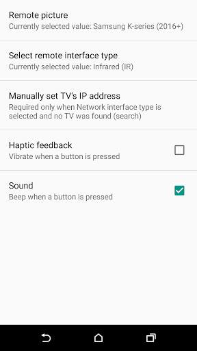 TV (Samsung) Remote Control screenshot 7