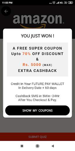Moby Cashback स्क्रीनशॉट 5