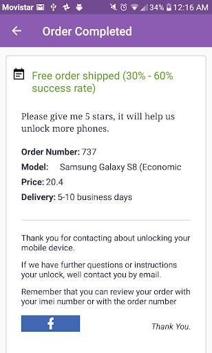 att unlock code (Liberar Teléfonos) screenshot 4