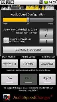 Audio Speed Changer 5 تصوير الشاشة