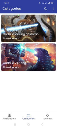 Godzilla vs King ghidorah and Kong Wallpaper screenshot 4
