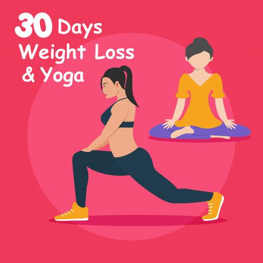 30 days weight loss workout for women &amp; yoga women icon