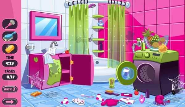 Baby Doll House Cleaning Princess Room Game screenshot 3