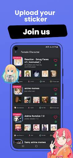  999K Anime Stickers WASticker screenshot 8