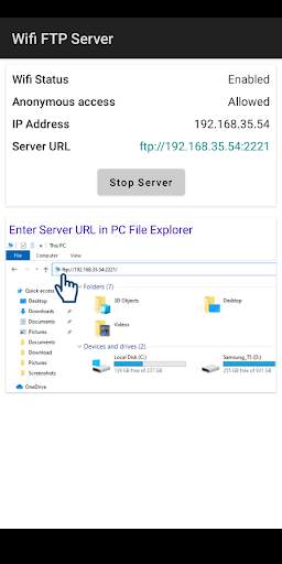 Wifi FTP Server screenshot 2
