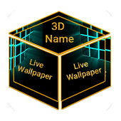 3D My Name Live Wallpaper icon