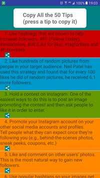 Free Instagram Followers Tip screenshot 1