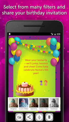 Birthday Invitation Card Maker screenshot 6