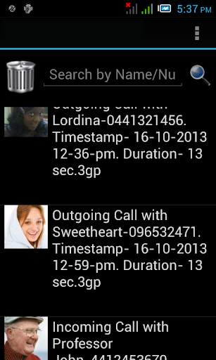 Automatic Call Recorder screenshot 1