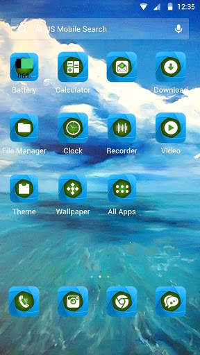 Langit-APUS Launcher tema screenshot 2