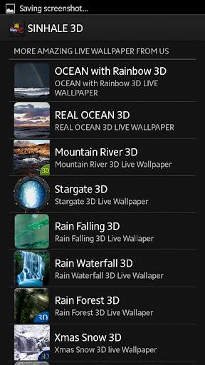 SINHALE 3D live wallpaper screenshot 4