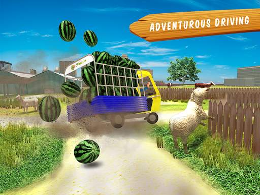 Pastèque de livraison fruits Tuk Tuk Tempo Truck screenshot 1