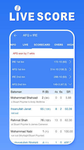 Cricket App - Live Cricket Scores screenshot 2